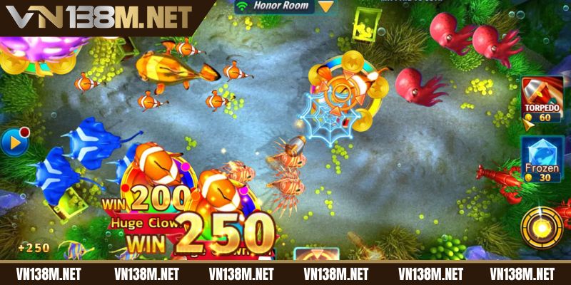 Cổng game có giao diện bắn cá bắt mắt